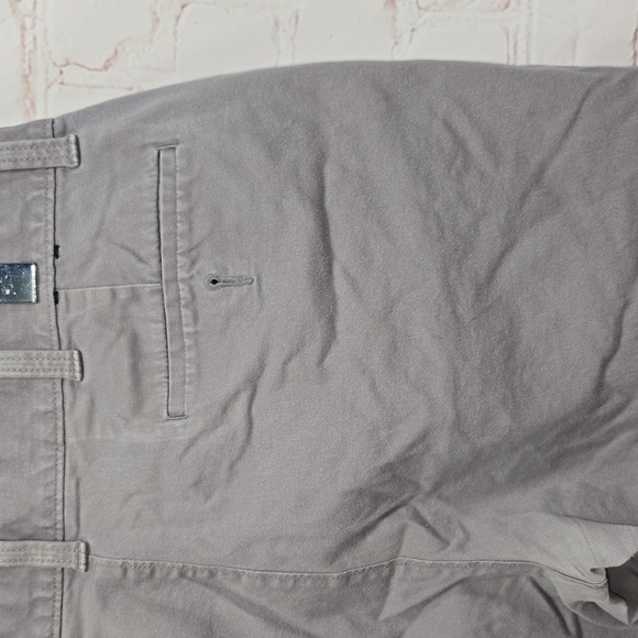 J. Crew Gray Flat Front Classic Chino 9in Inseam Mens Size 34 - Picture 7 of 13